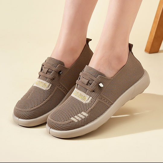 Damen Atmungsaktive Freizeitschuhe mit elastischem Obermaterial EB