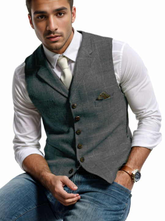 Herren elegante Weste im modernen Stil EB