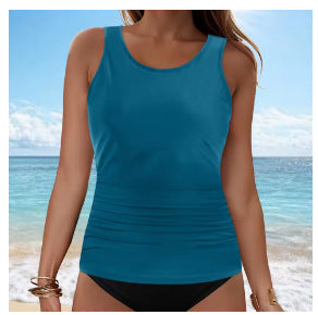 Damen Tankini-Oberteil mit Raffung EB