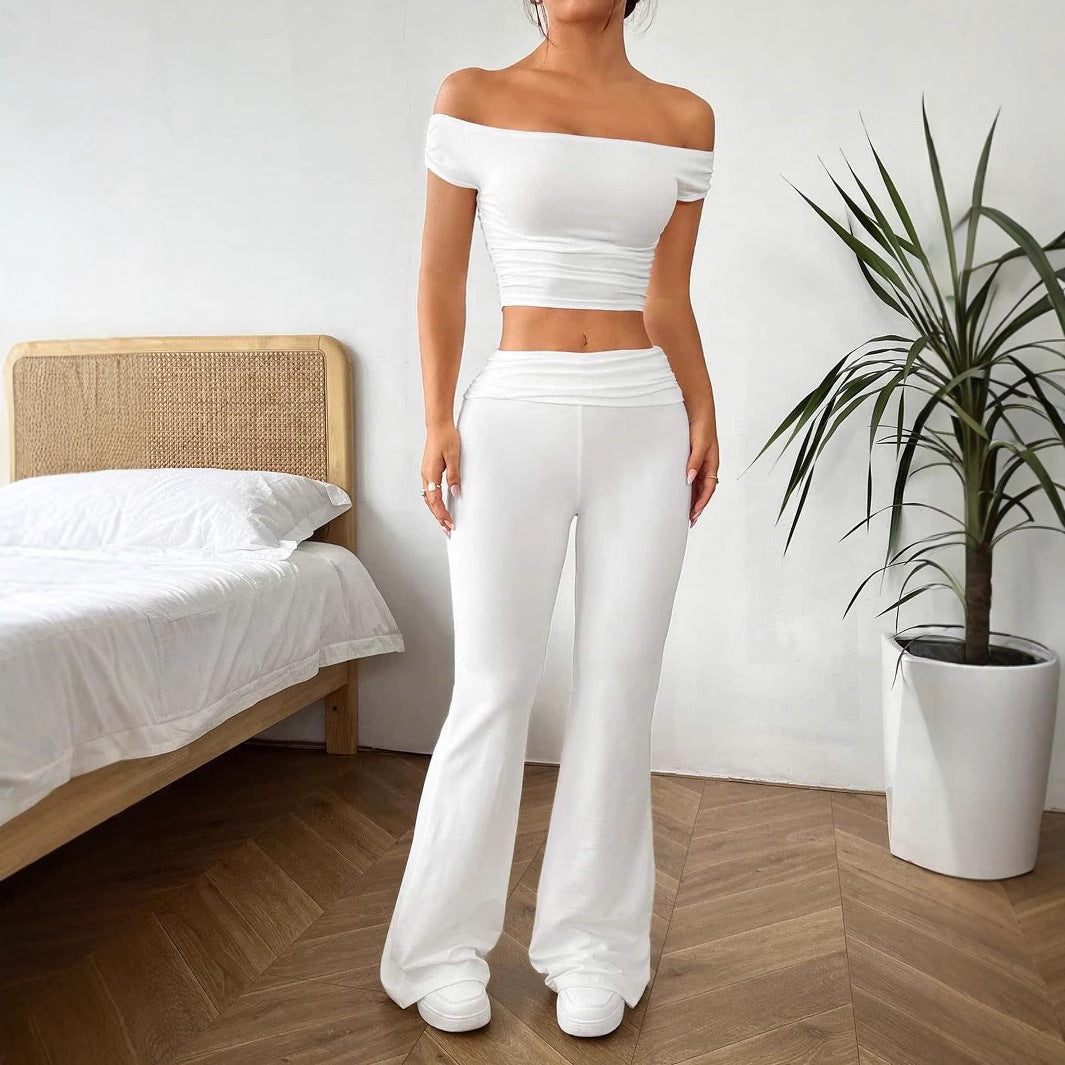 Damen Elegantes und figurbetontes Zweiteiler-Set EB