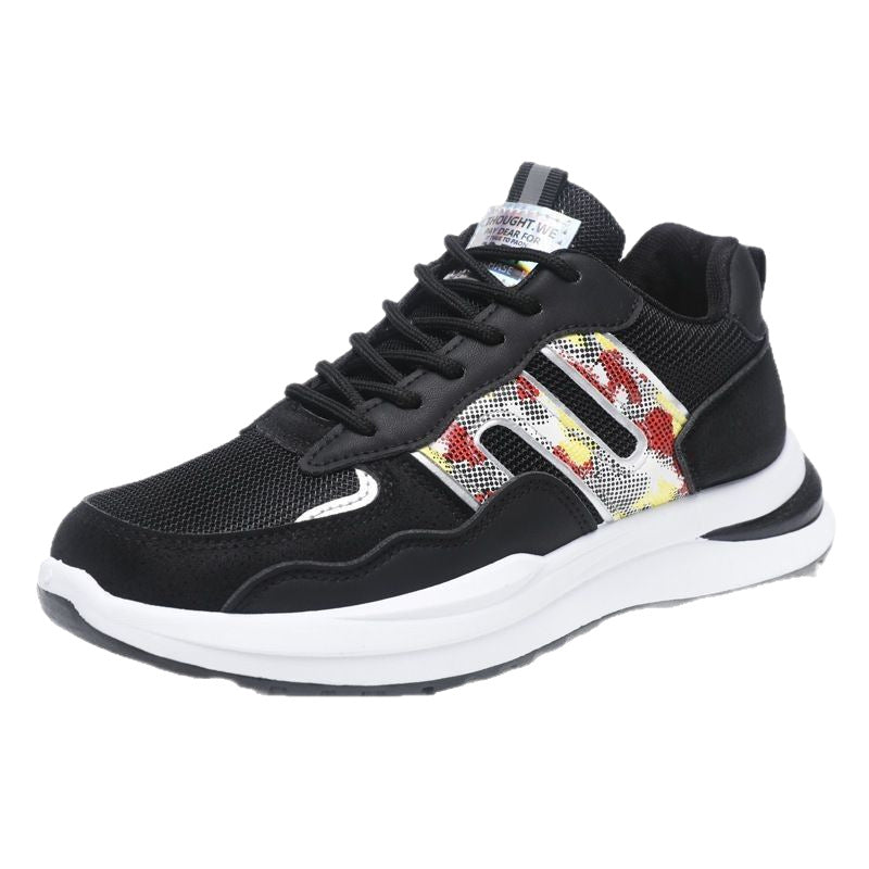 Damen Trendige Sneaker mit atmungsaktivem Obermaterial und stoßdämpfender Sohle EB