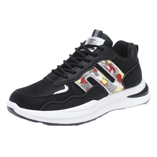 Damen Trendige Sneaker mit atmungsaktivem Obermaterial und stoßdämpfender Sohle EB