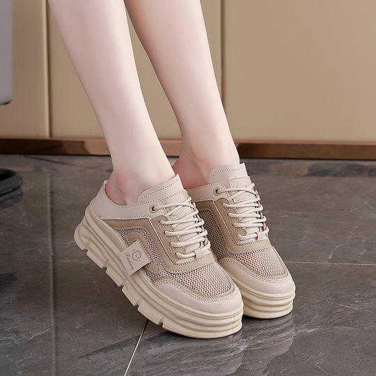 Damen Sneaker mit atmungsaktiver Mesh-Oberfläche und modischem Design EB