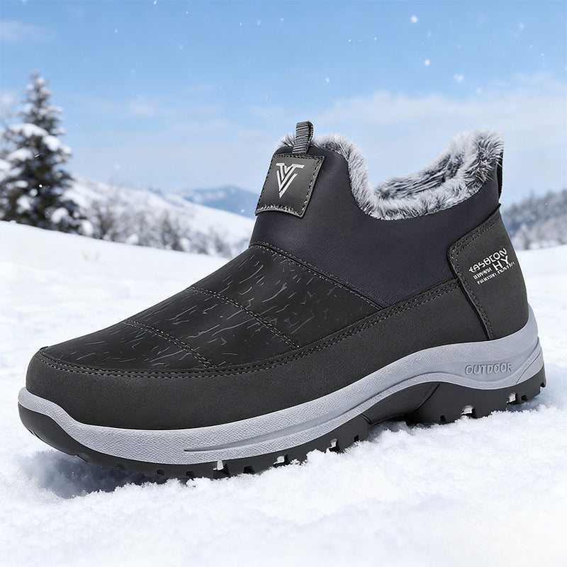 Damen Wärmeisolierte Wanderstiefel mit rutschfester Profilsohle EB