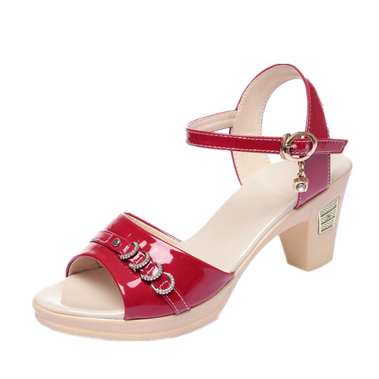 Damen Elegante Sling-Pumps mit modischen Verzierungen und komfortablem Absatz EB