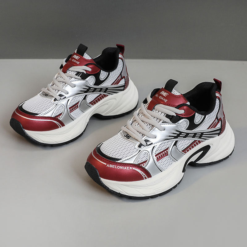 Damen Sportliche Sneakers mit luftdurchlässiger Mesh-Struktur und ergonomischer Dämpfung EB