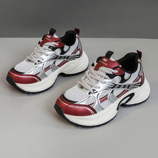 Damen Sportliche Sneakers mit luftdurchlässiger Mesh-Struktur und ergonomischer Dämpfung EB