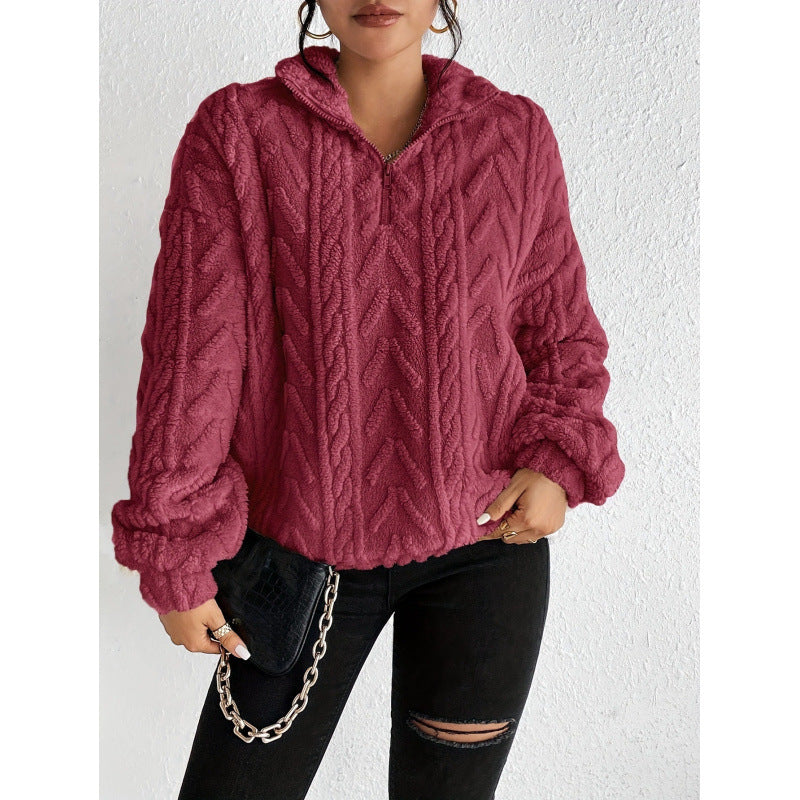 Damen Kuscheliger Kapuzenpullover EB