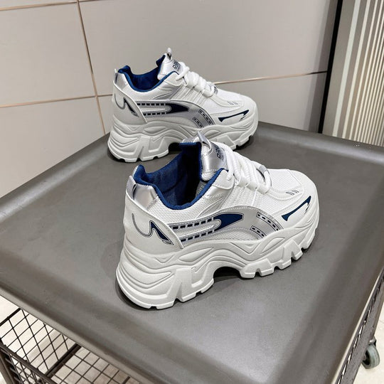 Damen Sportliche Chunky Sneakers mit rutschfester Sohle und atmungsaktivem Obermaterial EB
