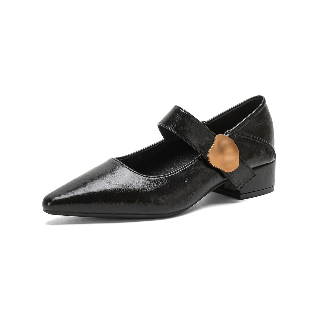 Damen elegante Slingback-Ballerinas mit angesagtem Riemen und modischem Akzent EB