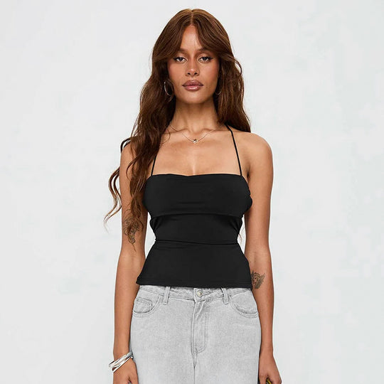 Damen lässiges Trägershirt mit hochwertigem Material und modischem Schnitt EB