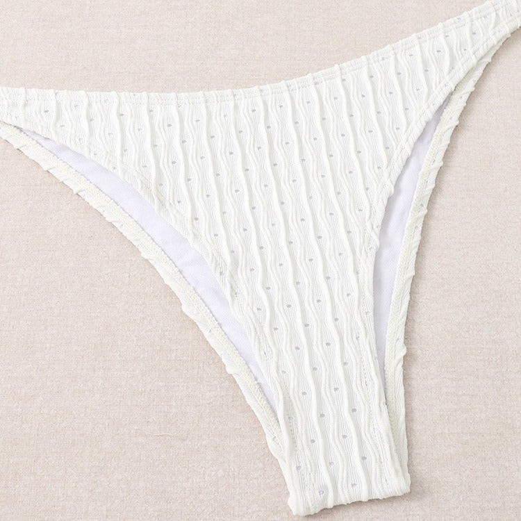 Damen Triangel-Bikini mit modischem Wickelrock und eleganten Details EB