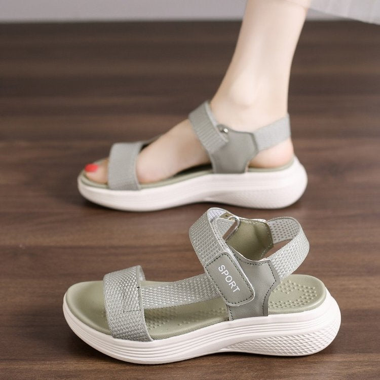 Damen Sportliche Riemensandalen mit gepolstertem Fußbett EB