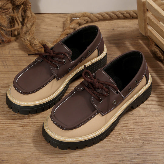 Damen Bootsschuhe mit robustem Sohlendesign und klassischem Schnürsystem EB