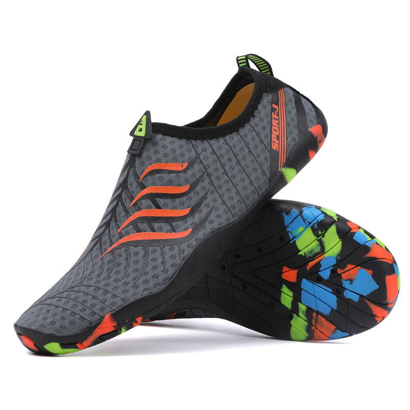 Damen Vielseitige Aqua-Badeschuhe mit rutschfester Sohle und flexibler Passform EB