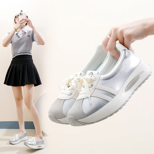 Damen Sportliche City-Sneaker mit gepolsterter Sohle und atmungsaktivem Obermaterial EB