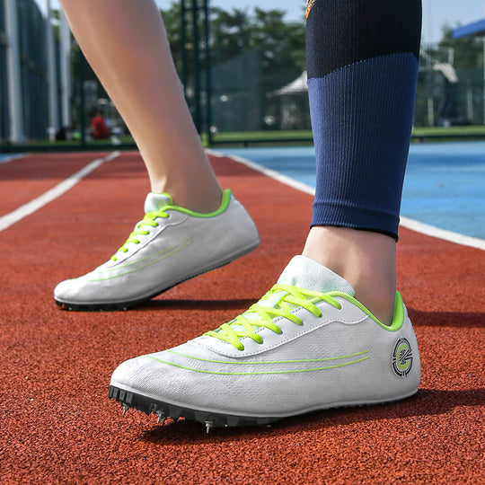 Damen Hochgeschwindigkeits-Leichtathletikschuhe mit optimiertem Spike-Design EB