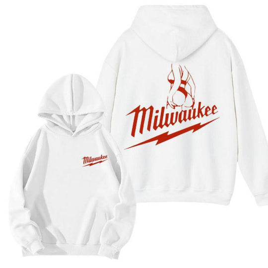 Damen Kapuzensweater mit modernem Logo-Print und weicher Innenseite EB