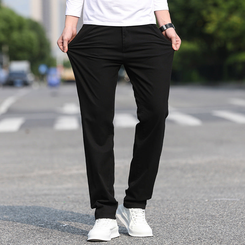 Herren Chinos mit schmalem Schnitt und elastischem Bund EB