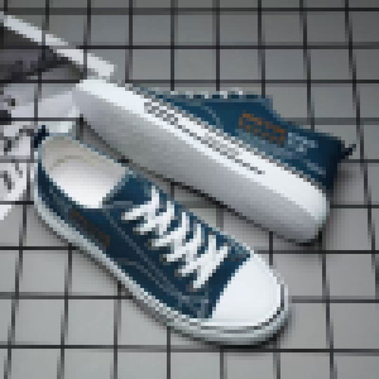 Damen Lässige Canvas-Sneaker mit beschichteter Oberfläche EB