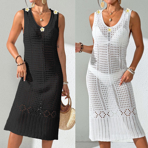 Damen gehäkeltes Freizeitkleid EB