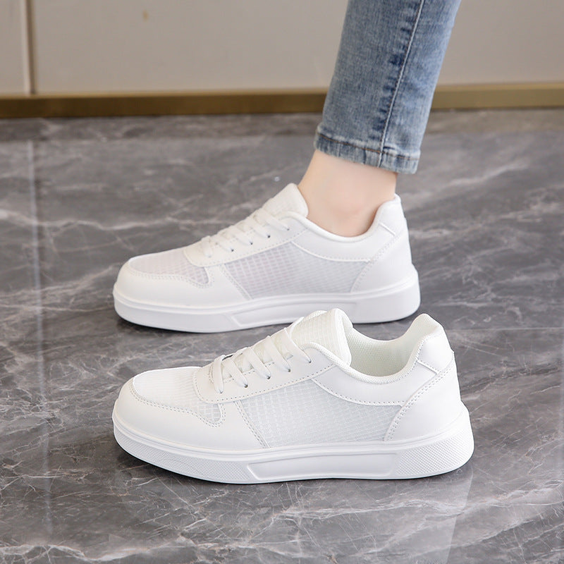 Damen modische Freizeit-Sneaker mit atmungsaktivem Obermaterial und rutschfester Sohle EB