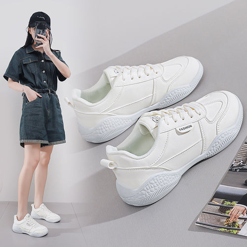 Damen Sportliche Freizeitsneaker mit atmungsaktiver Oberflächenstruktur und rutschfester Sohle EB