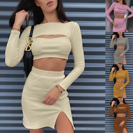 Damen Zweiteiliges Set mit Cut-Out-Details EB