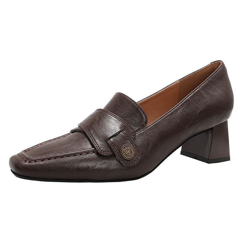 Damen elegante Sling-Pumps mit stilvollem Design und komfortablem Blockabsatz EB