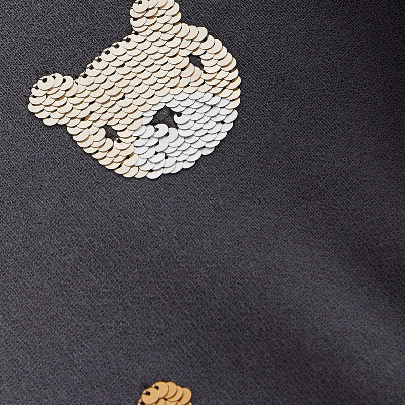 Mädchen Sweatshirt mit Tüllunterrock und tierischen Applikationen EB