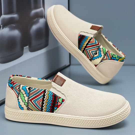 Damen Modische Slip-On Freizeitschuhe mit elastischem Design EB