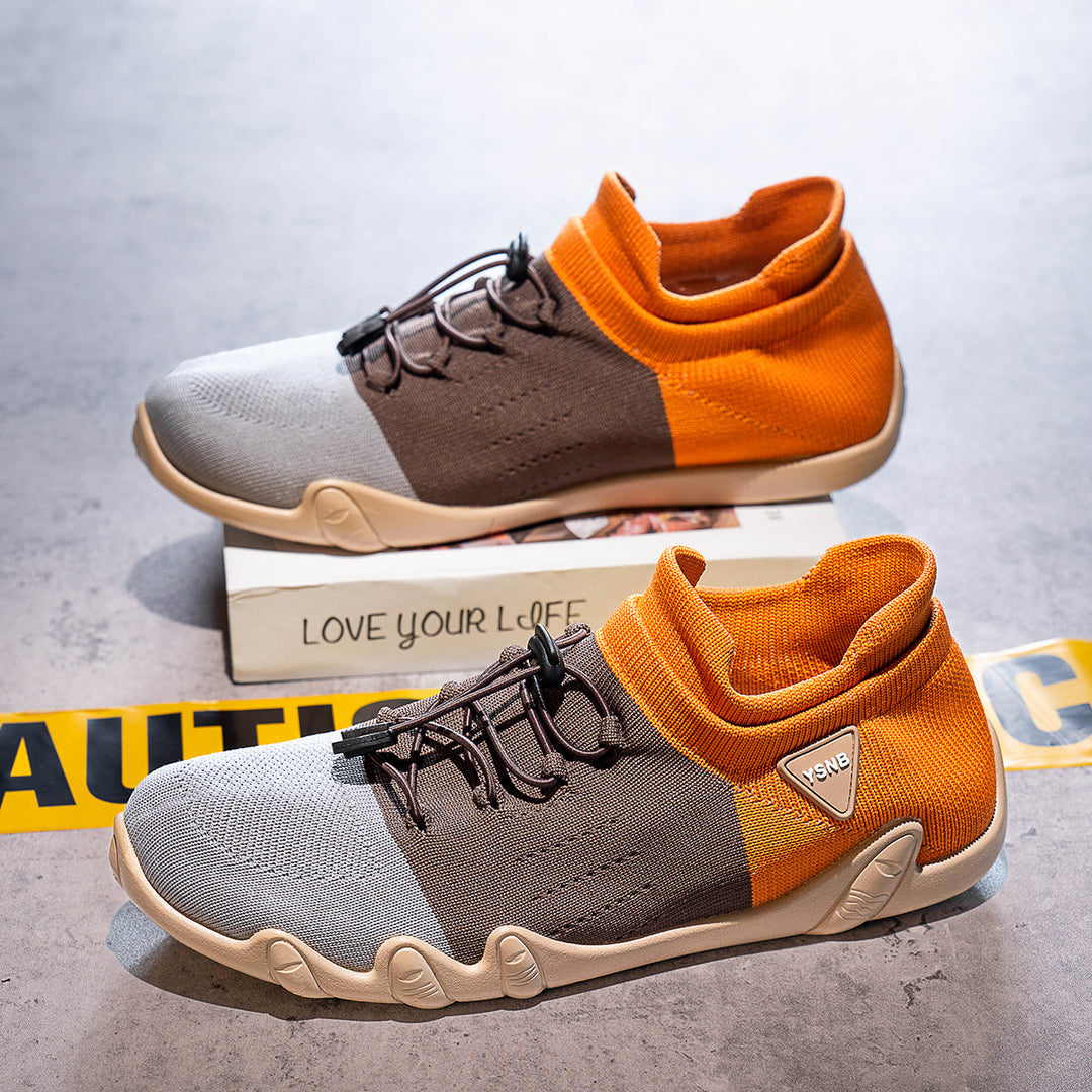 Damen Elastische Freizeitschuhe mit stoßdämpfender Sohle und atmungsaktivem Obermaterial EB