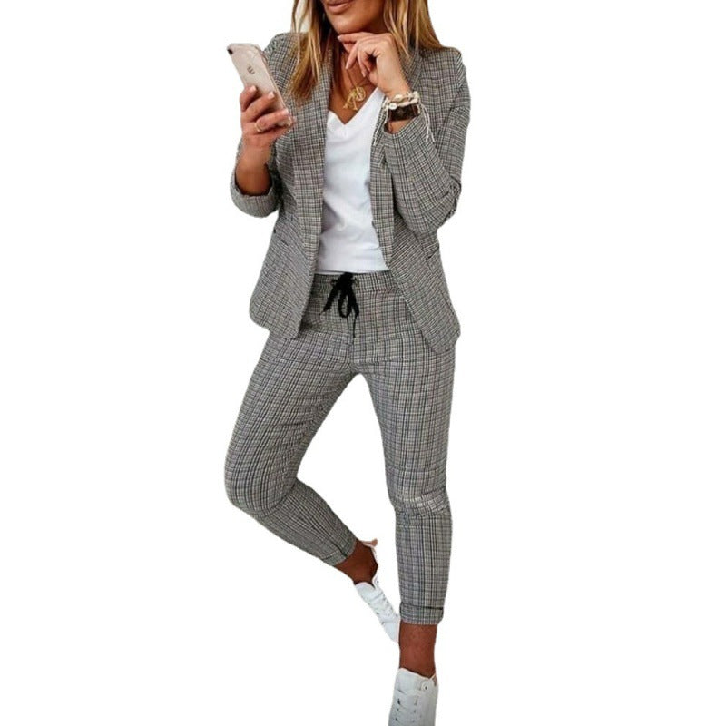 Damen Blazer und Hose Set EB