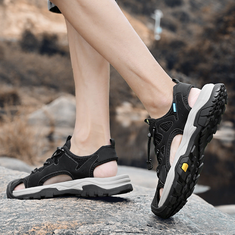 Herren Sportliche Outdoor-Sneaker mit Mesh-Obermaterial und rutschfester Sohle EB
