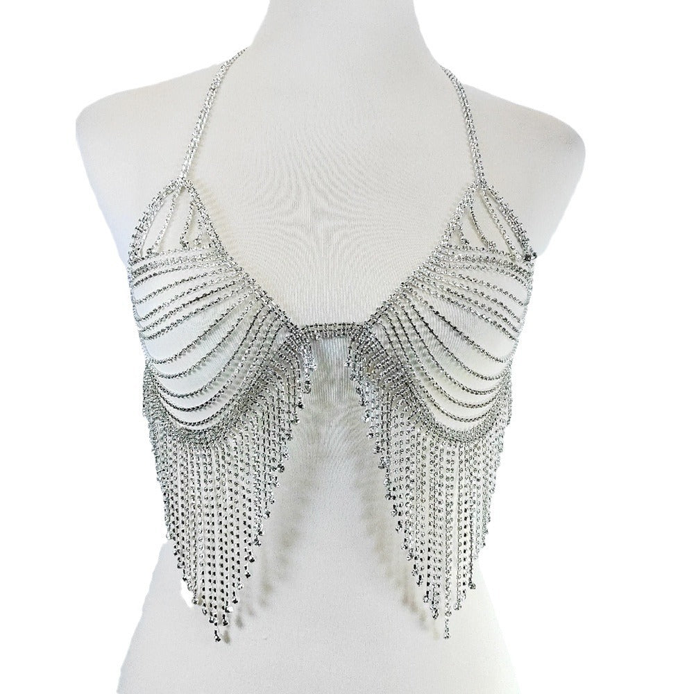 Damen Glamouröses Strandtop EB