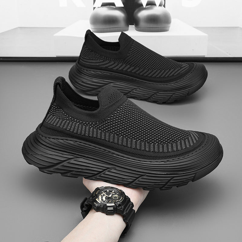 Damen Slip-On Sneakers mit elastischem Obermaterial und flexiblem Dämpfungssystem EB