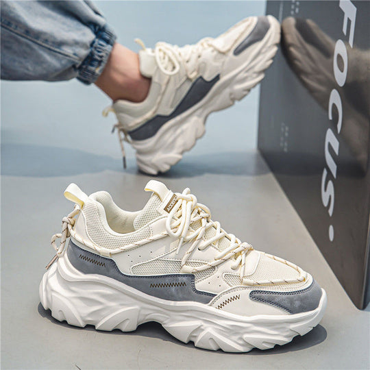 Damen Chunky Sneakers mit rutschfester Sohle und atmungsaktiver Obermaterial EB