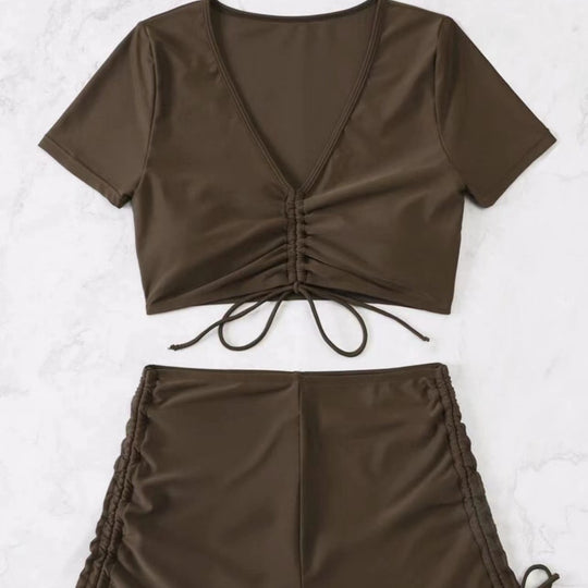 Damen Bikiniset mit raffiniertem Cut-Out und verstellbaren Bändern EB