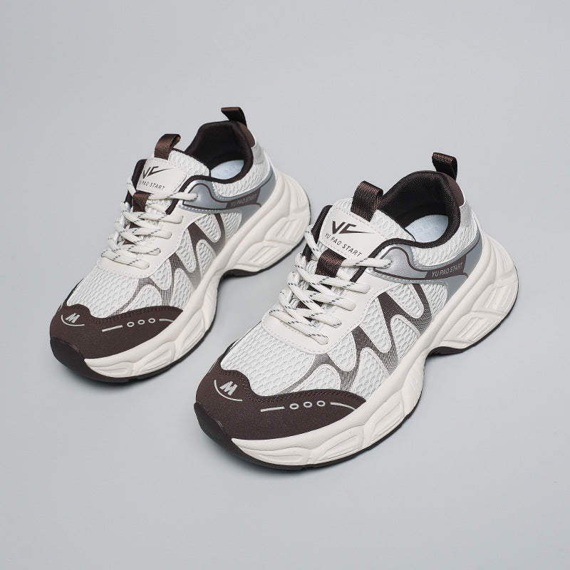 Damen Sportliche Sneakers mit atmungsaktiver Mesh-Oberfläche und rutschfester Sohle EB 1771155244