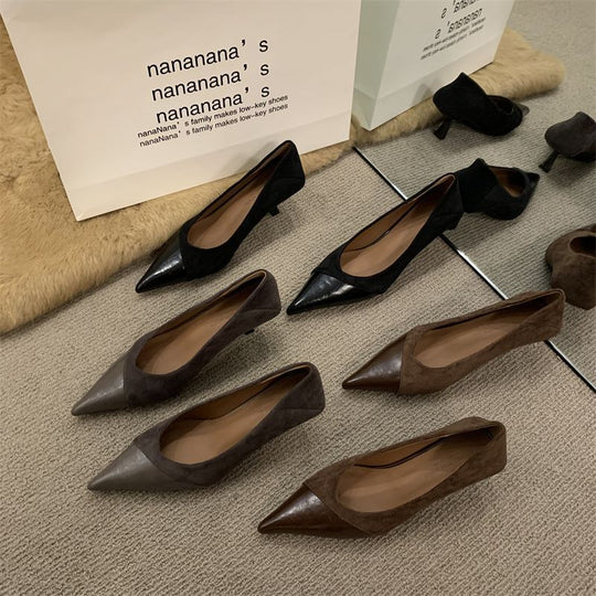 Damen elegante spitze Pumps EB