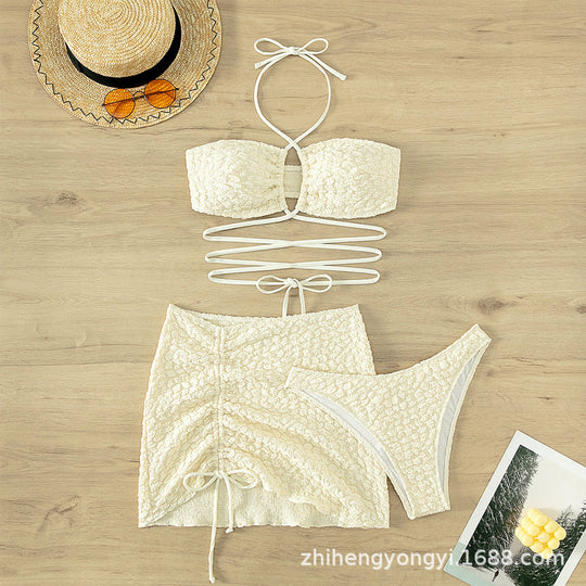 Damen Bikiniset mit raffiniertem Wickeldesign EB