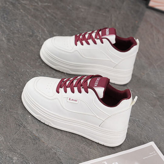 Damen Sportliche Chunky Sneakers mit dicker Laufsohle EB