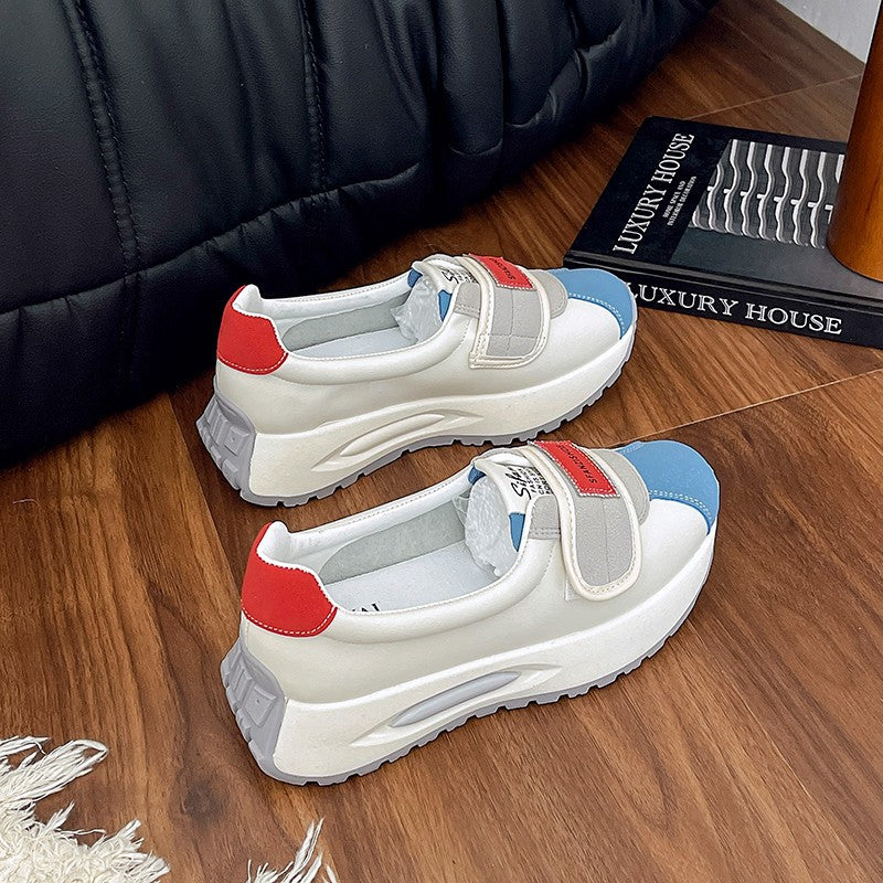 Damen Modische Sneakers im trendigen Plateau-Design EB