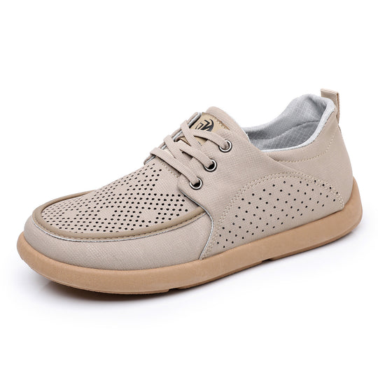 Damen Atmungsaktive Sneaker mit Lochmuster und rutschfester Sohle EB