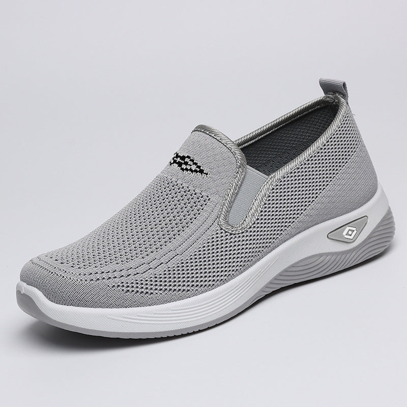 Damen Atmungsaktive Slip-On Sneakers mit flexiblem Design EB