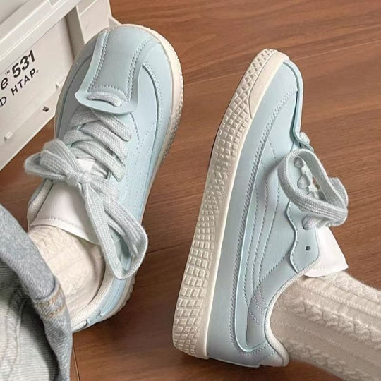 Damen Sportliche Sneakers mit floralem Design und lässiger Sohle EB