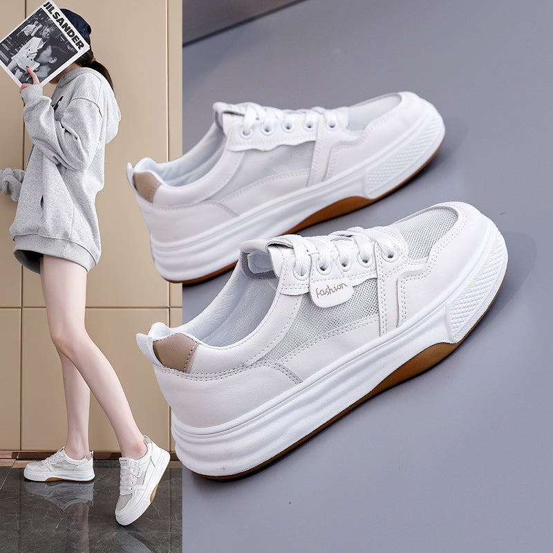 Damen modische Sneakers mit atmungsaktiver Mesh-Oberfläche und rutschfester Sohle EB