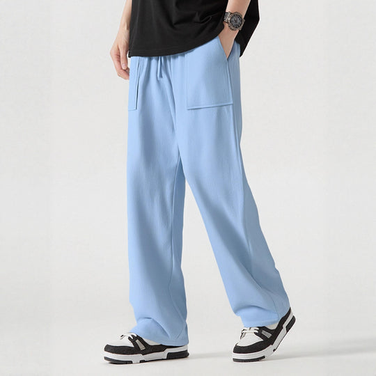 Herren Bequeme Cargo-Hose mit praktischen Taschen und elastischem Bund EB