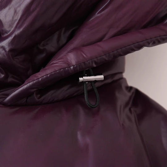 Damen Pufferjacke mit Kapuze und praktischen Taschen EB