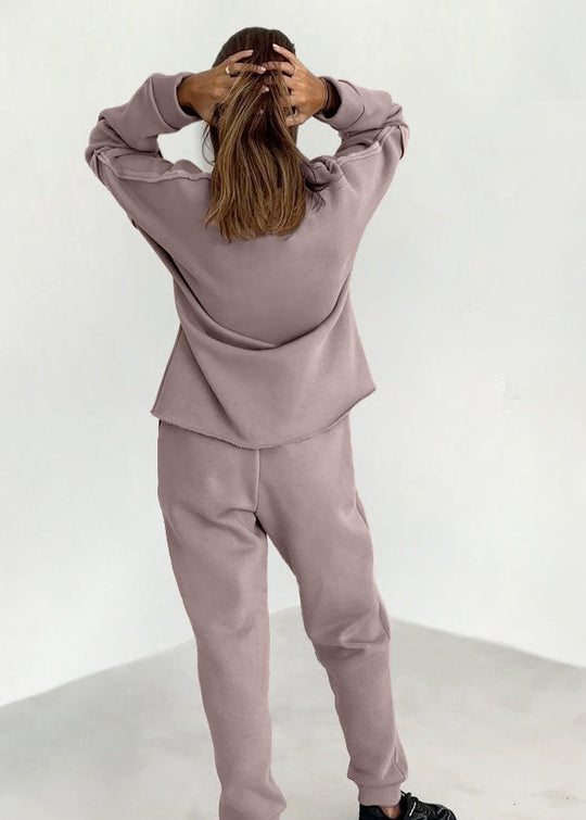 EB | Übergroßer Damen Trainingsanzug mit Pullover und Hose